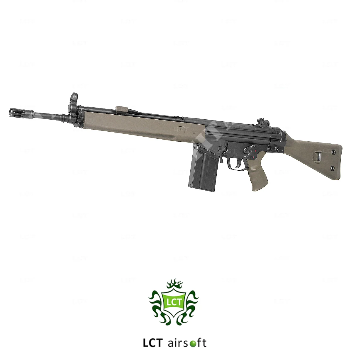 Fusil LCT G3 A3 OD totalmente metálico (LC-3A3-W GR)