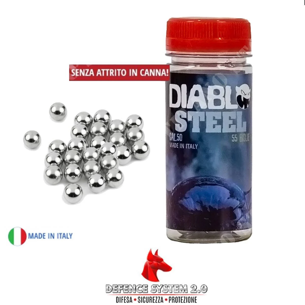 BOLAS DE ACERO DIABLO CAL.55 .50 (DF-989710)