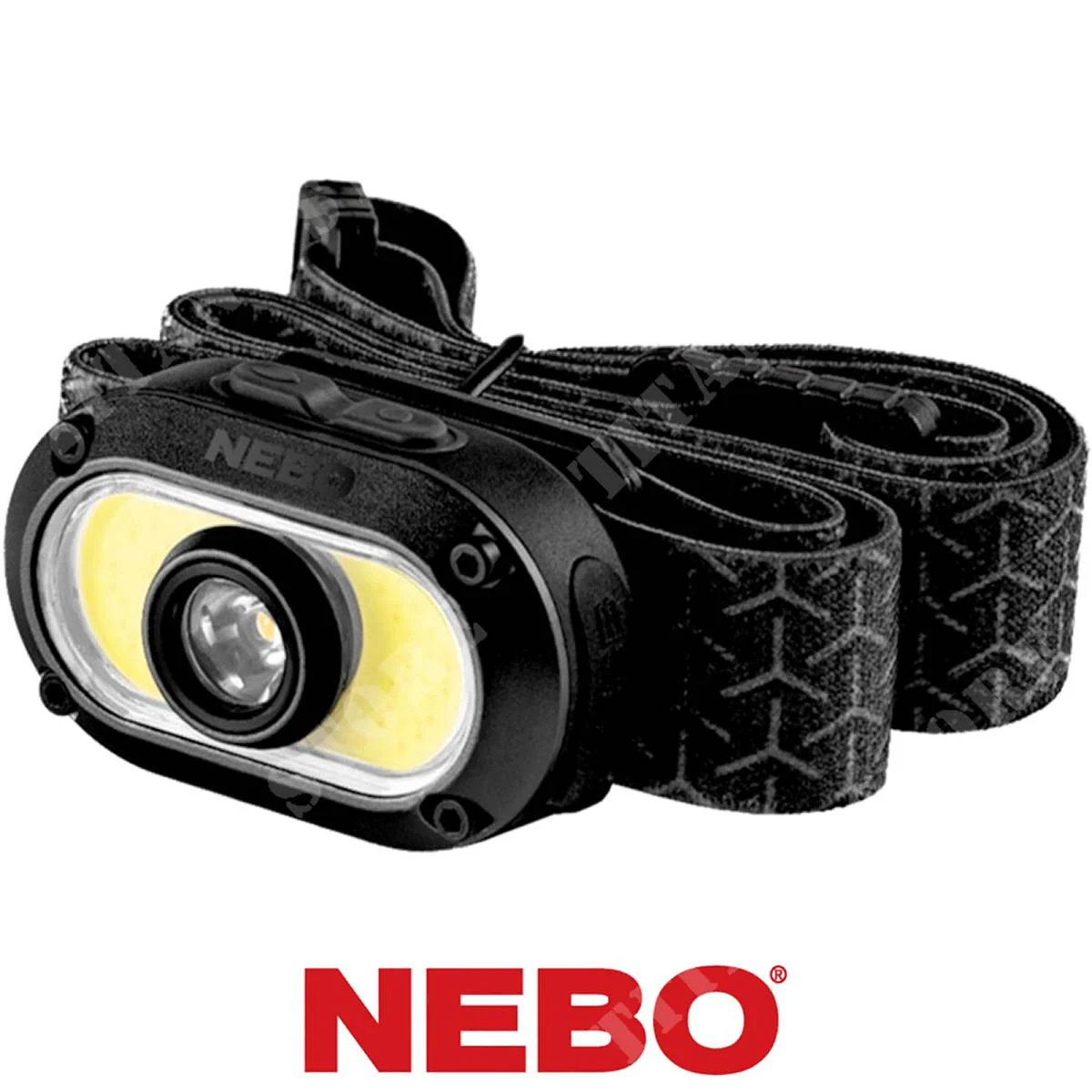 Linterna frontal y gorra MYCRO 500+ negra de 500 lúmenes (NEB-HLP-10)