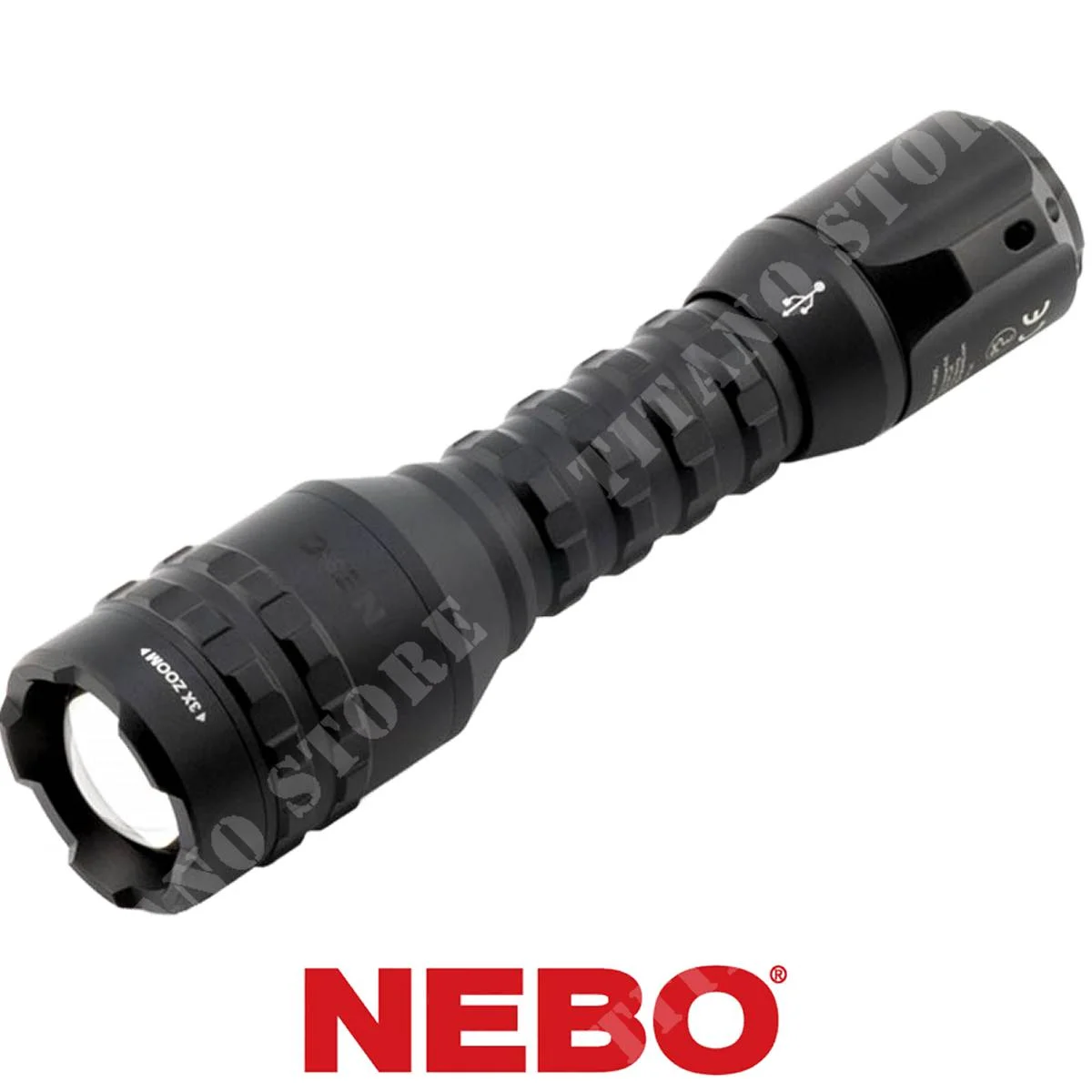 LINTERNA NEBO DAVINCI 800L NEGRA 800 Lúmenes (NEB-1063-B)