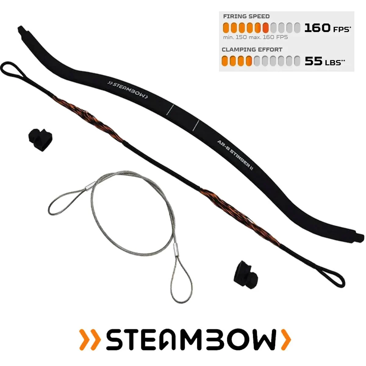DIADEMA DE REPUESTO SERIE AR TÁCTICA Std 10J 55lb STEAMBOW (SO-419)