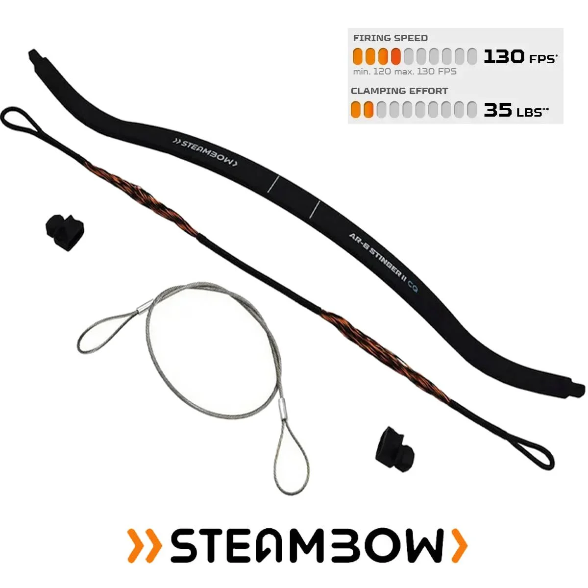 DIADEMA DE REPUESTO SERIE AR COMPACT STD 7J 35 lb STEAMBOW (SO-421)