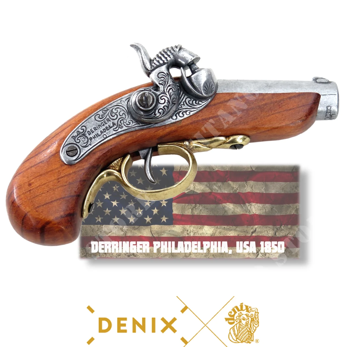 RÉPLICA PISTOLA DERRINGER PHILADELPHIA DENIX (01018)