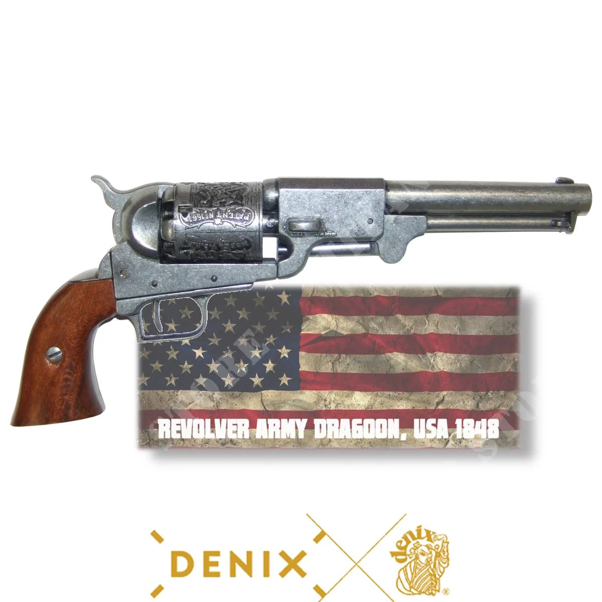 RÉPLICA DEL REVÓLVER COLT DRAGOON DENIX (01055)