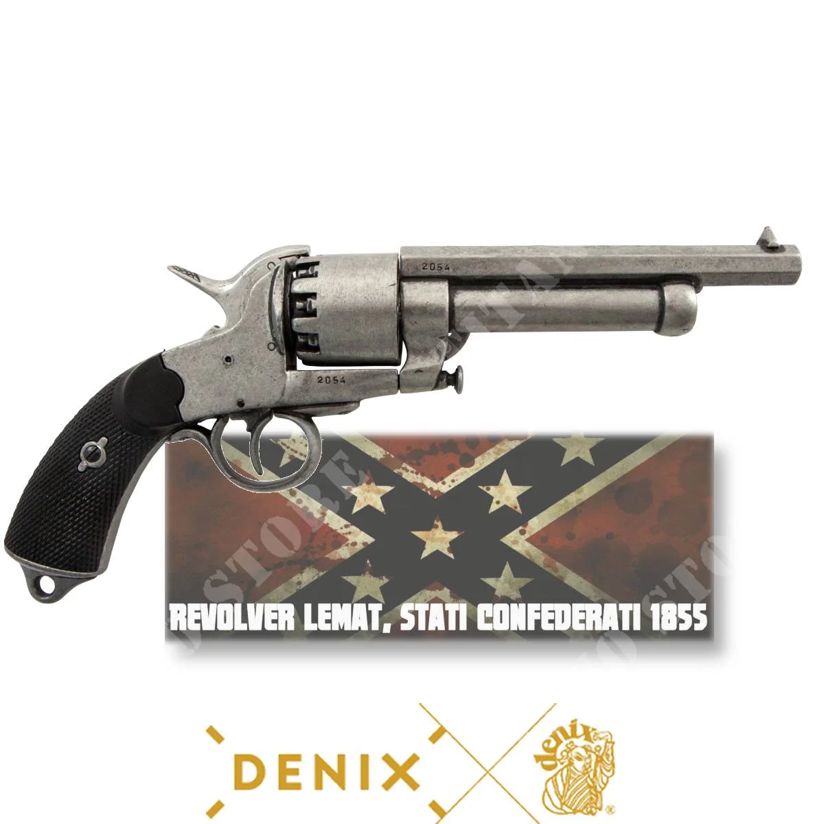 RÉPLICA DEL REVÓLVER LEMAT DENIX (01070)