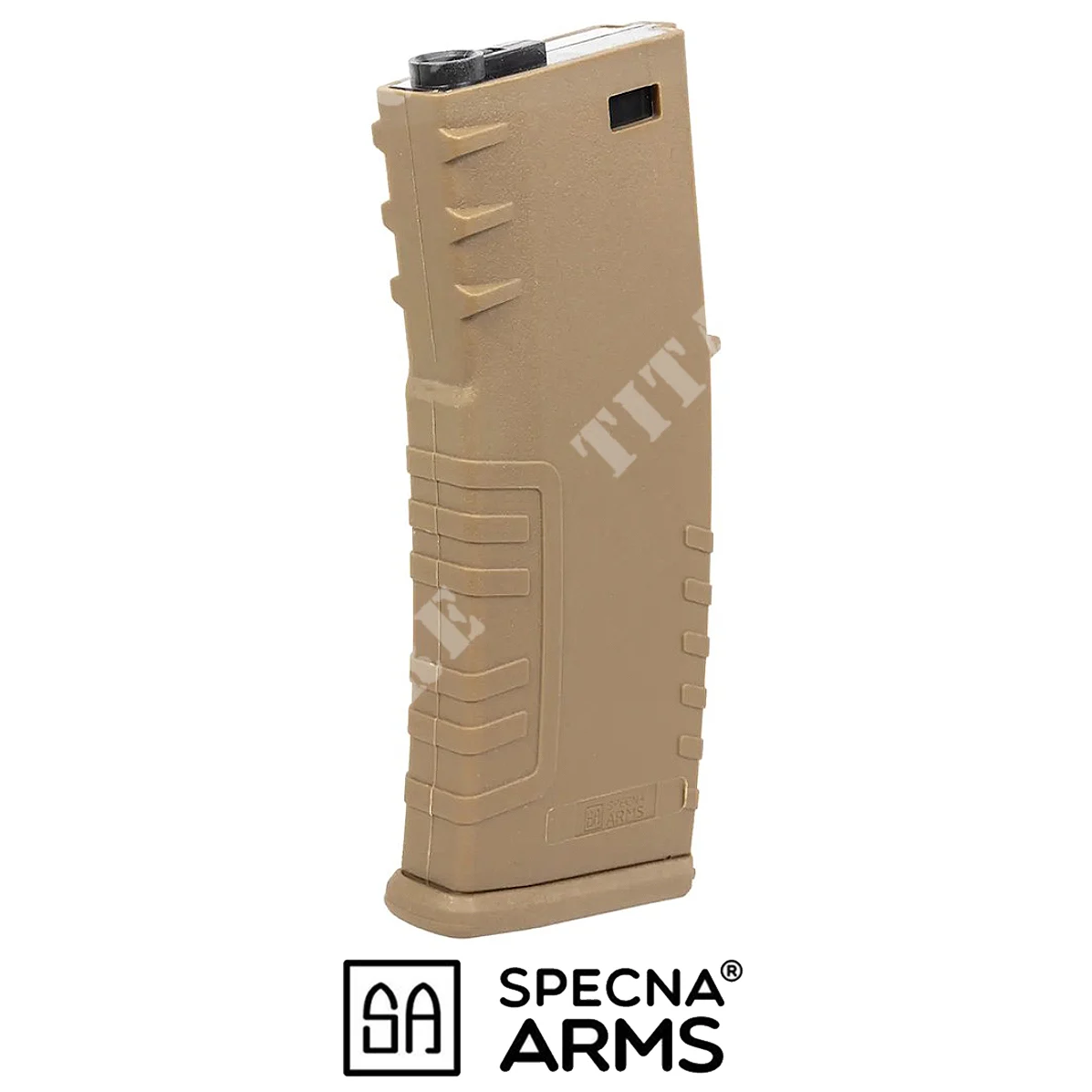 Cargador de una sola pila Specna Arms M4 color canela de 120 BB (SPE-05-046330)