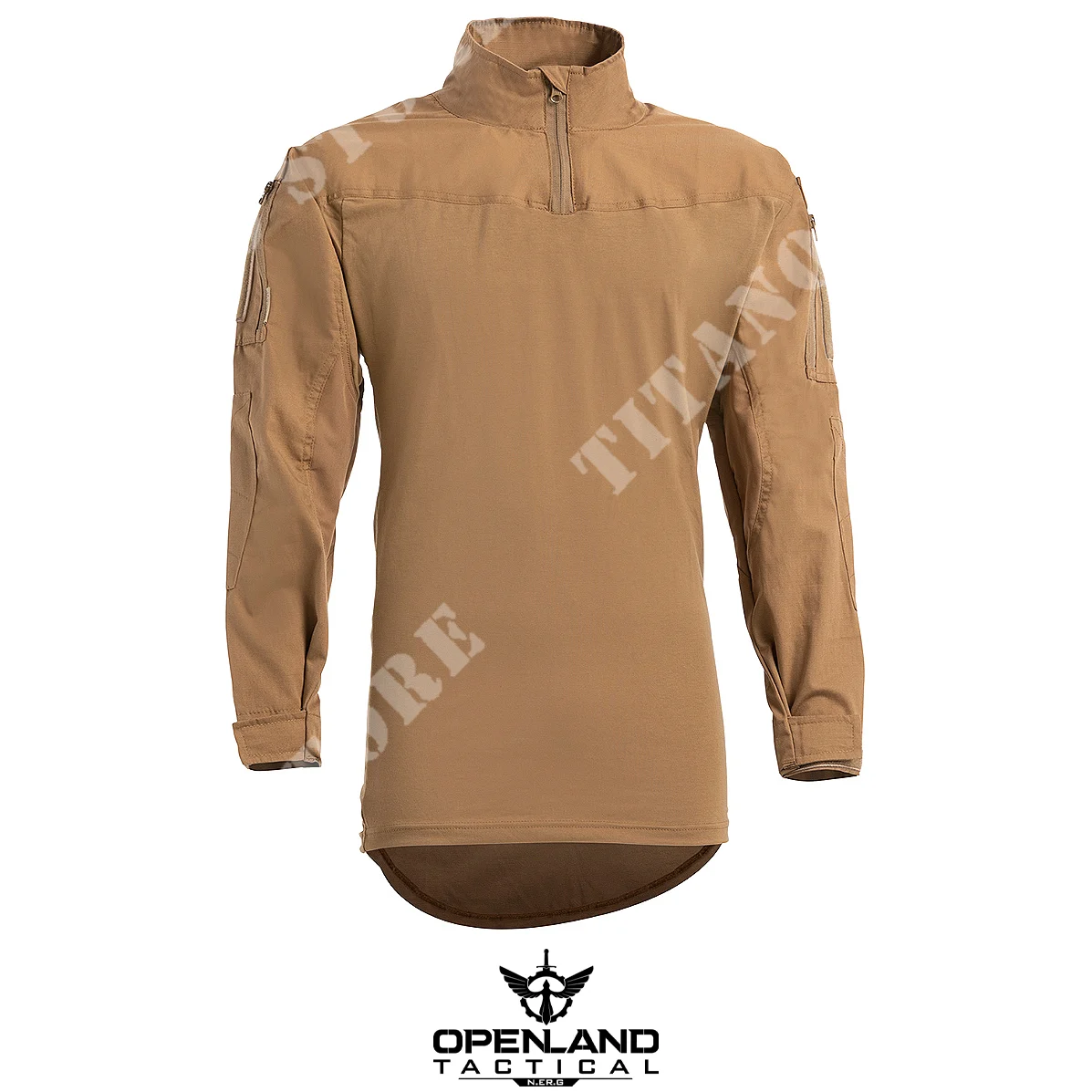 Camisa de combate Openland Gen2 color canela (OPT-4207 03)