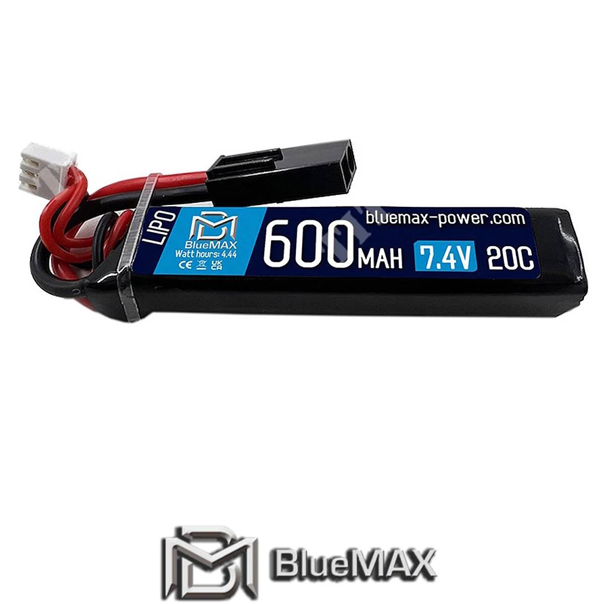 BATERÍA DE LI-PO 7.4X600 MAH 20C BLUE MAX (BM-7.4X600MT)