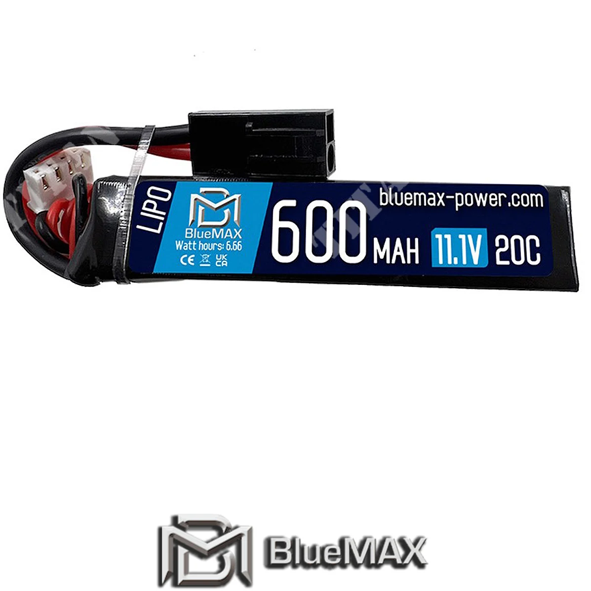 BATERÍA DE LI-PO 11.1X600 MAH 20C BLUE MAX (BM-11.1X600MT)