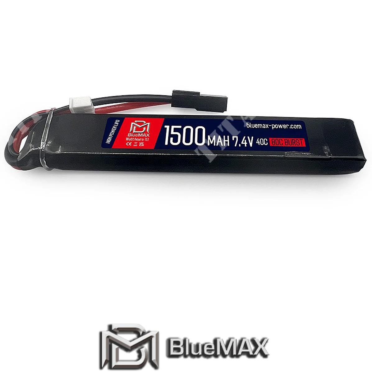 BATERÍA DE LI-PO 7.4x1500MAH 40C STICK BLUE MAX (BM-7.4X1500)