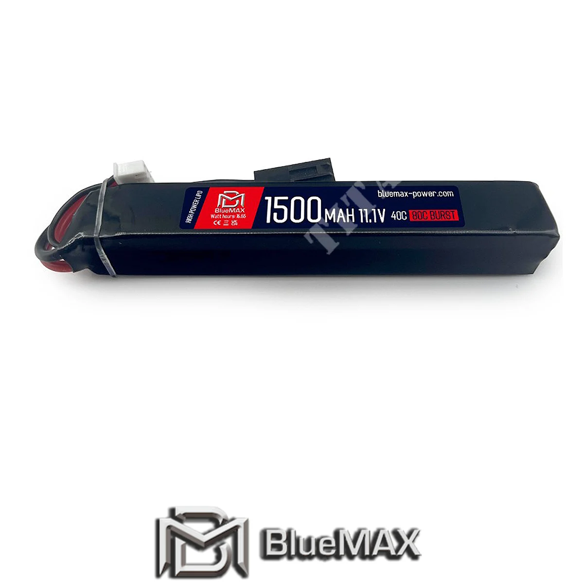 BATERÍA DE LI-PO 11.1x1500 MAH 40C STICK BLUE MAX (BM-11.1X1500)