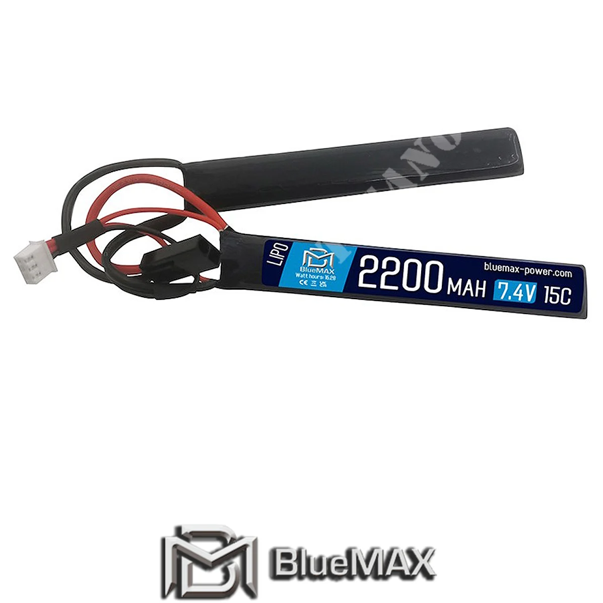 BATERÍA DE LI-PO 7.4x2200 MAH 15C NUNCHUCK BLUE MAX (BM-7.4X2200N)
