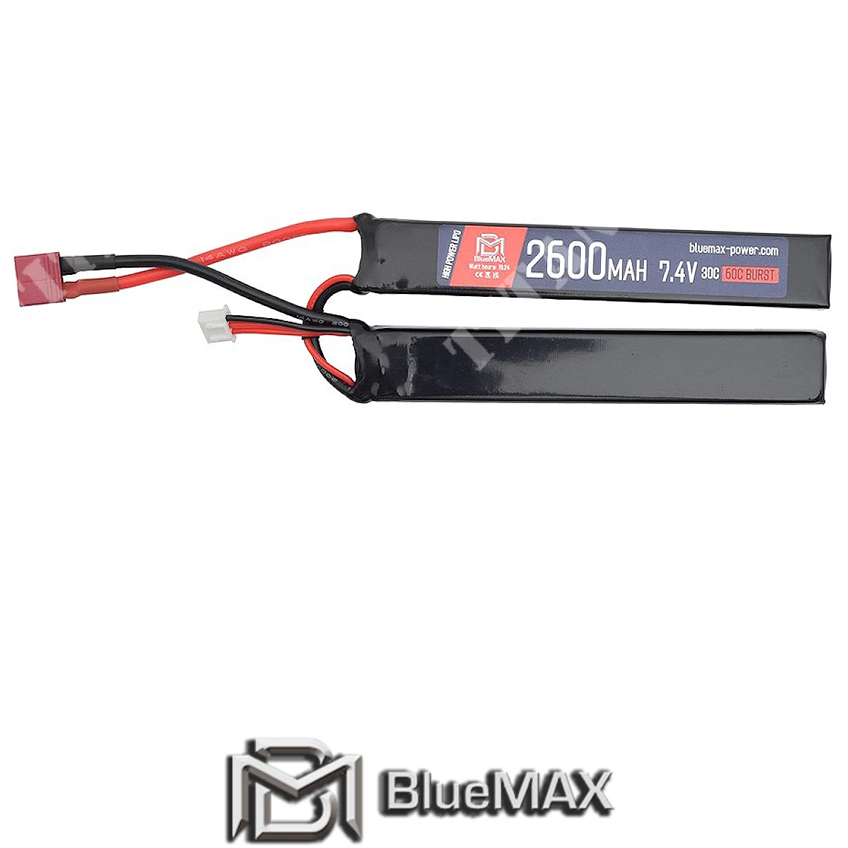 BATERÍA DE LI-PO 7.4x2600 MAH 30C NUNCHUCK DEANS BLUE MAX (BM-7.4X2600ND)