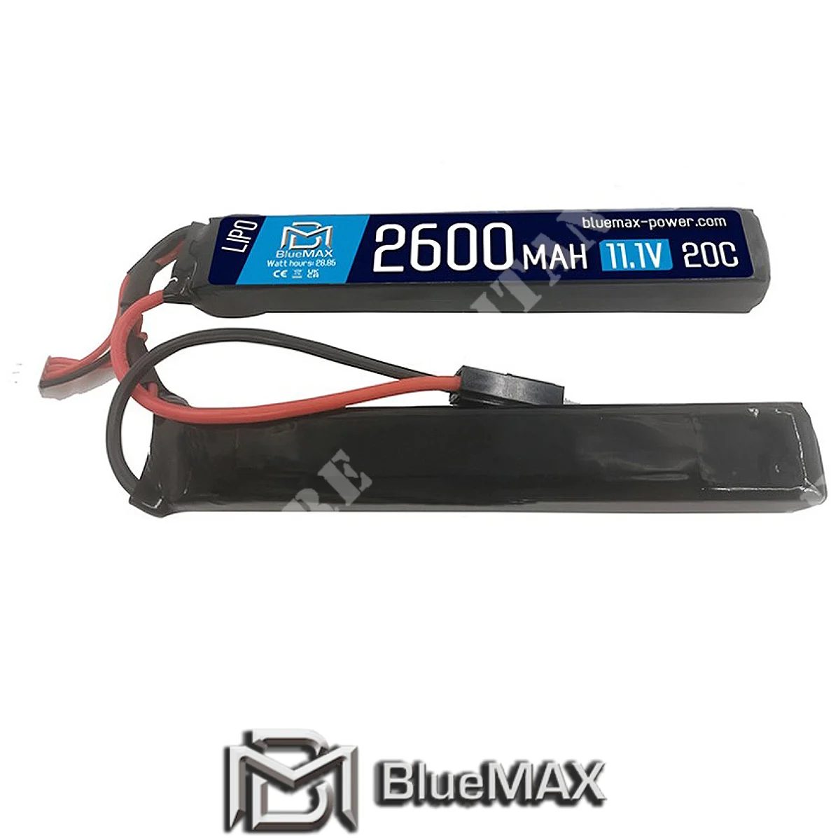 BATERÍA DE LIPO 11.1x2600 MAH 20C NUNCHUCK CQB BLUE MAX (BM-11.1X2600-S2)