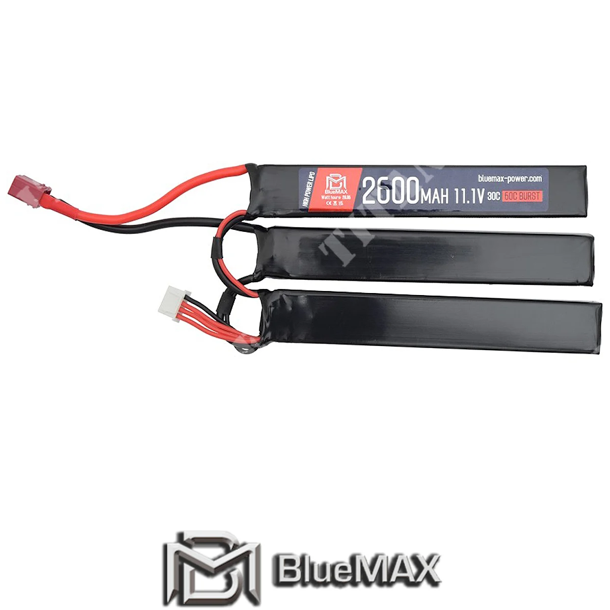 BATERÍA DE LI-PO 11.1x2600 MAH 30C TRIPLE DEANS BLUE MAX (BM-11.1X2600TD)