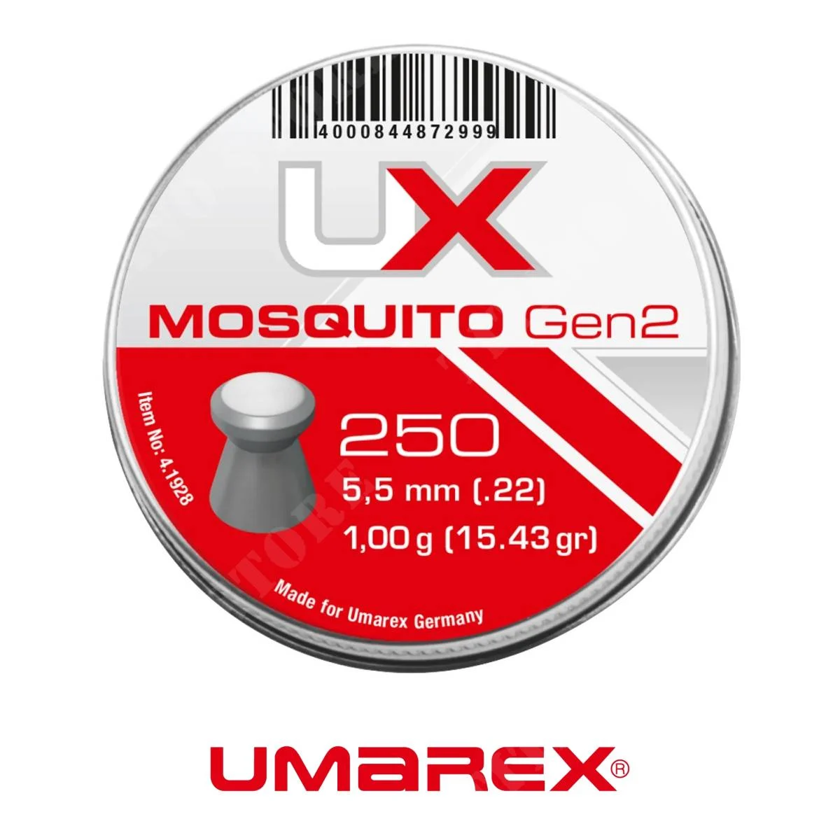 MOSQUITO DE CABEZA PLANA 5.5 CAL GEN2 UMAREX PIOMBINI (4.1928)