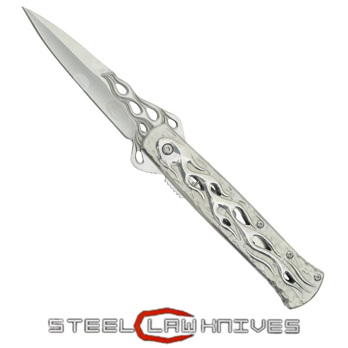 CUCHILLO DE ASA FIRESTONE SILVER (CW-035)