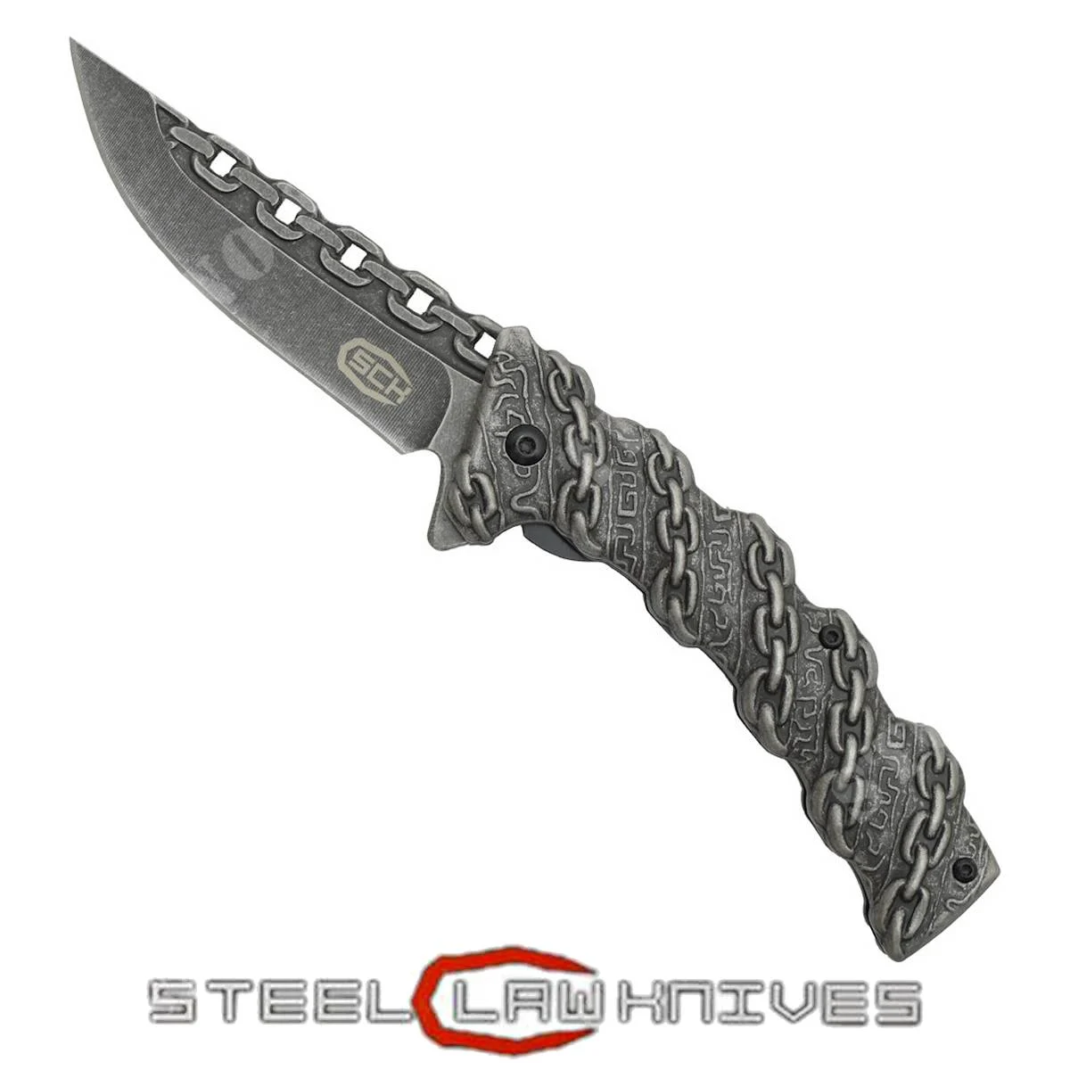 CUCHILLO DE CADENA CON APERTURA ASISTIDA SCK (CW-043)