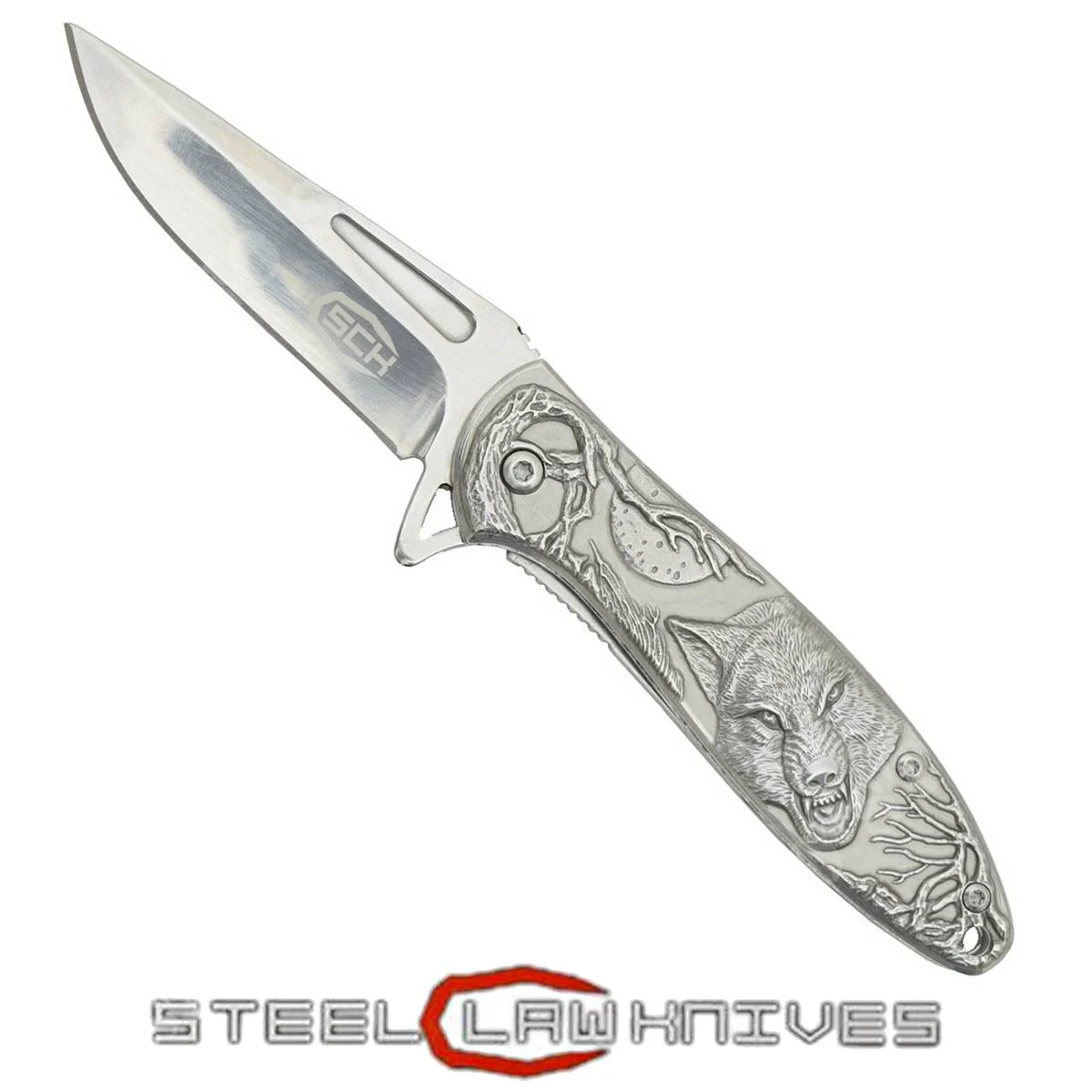 CUCHILLO WOLF CON APERTURA ASISTIDA (CW-048)
