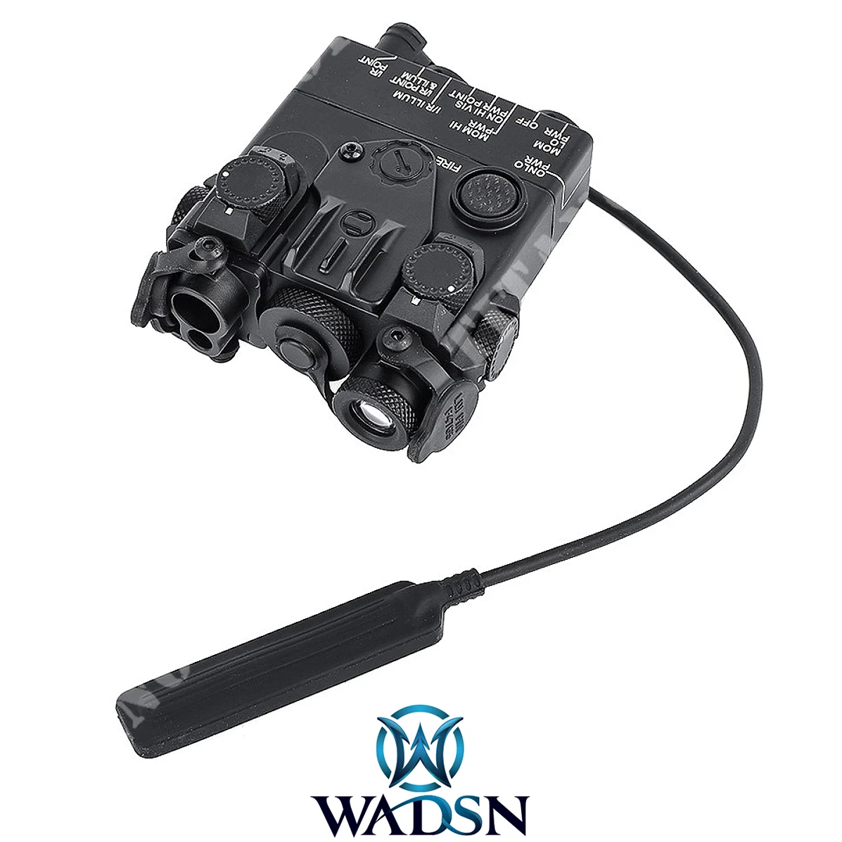 LÁSER ROJO/IR DBAL + ILUMINADOR IR VCSEL NEGRO WADSN (WD06102-B)