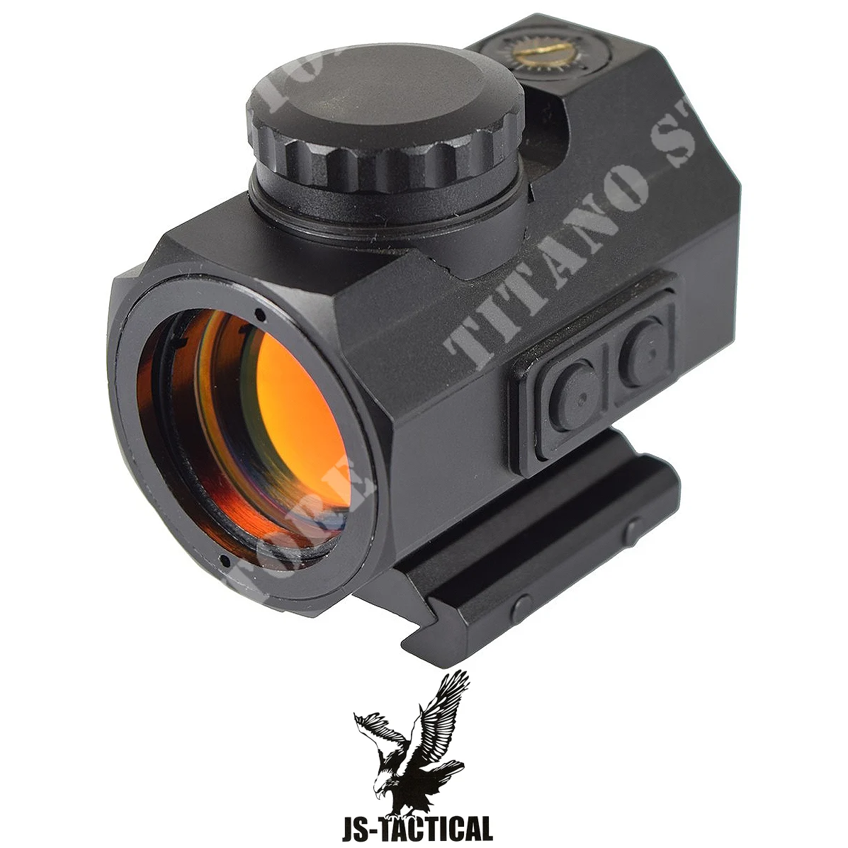 PUNTO ROJO CUADRADO NEGRO JS TÁCTICO (JS-HD25F)