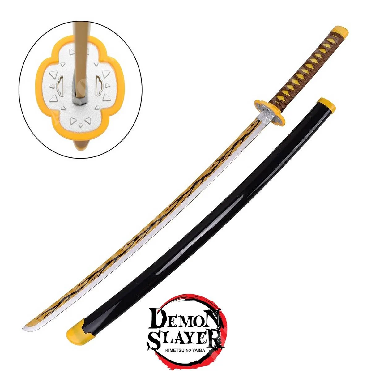 Katana de bambú Kaigaku Demon Slayer (ZS653BK-WD)