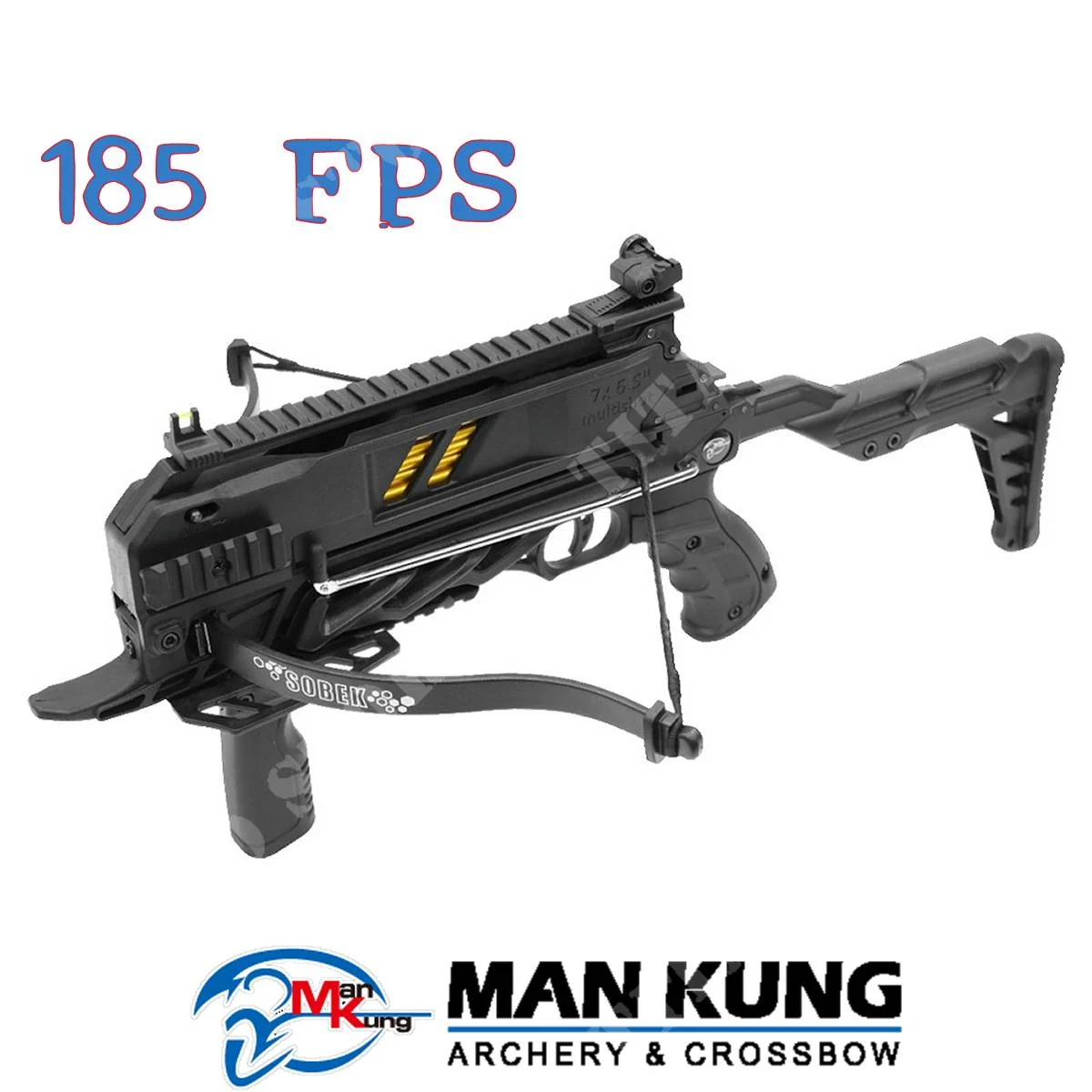 BALLESTA AUTOCARGABLE SOBEK TCS3 NEGRA DE 80 LIBRAS MAN KUNG (MK-TCS3B)