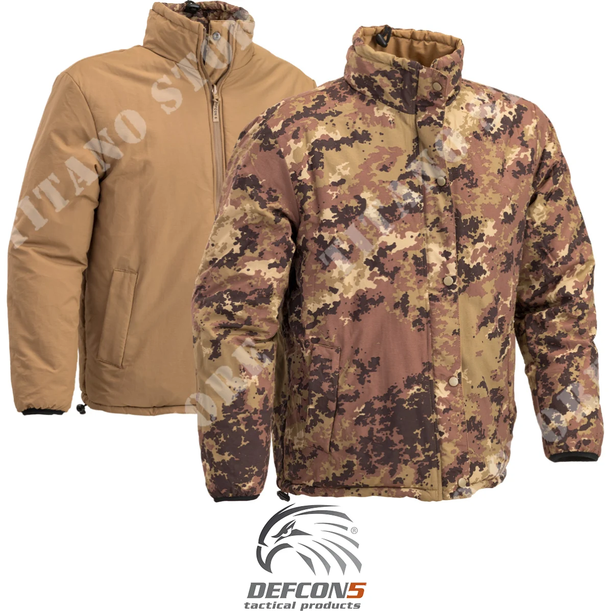 CHAQUETA REVERSIBLE DEFCON5 VEGETATO/COYOTE (D5-20091 VI/T)