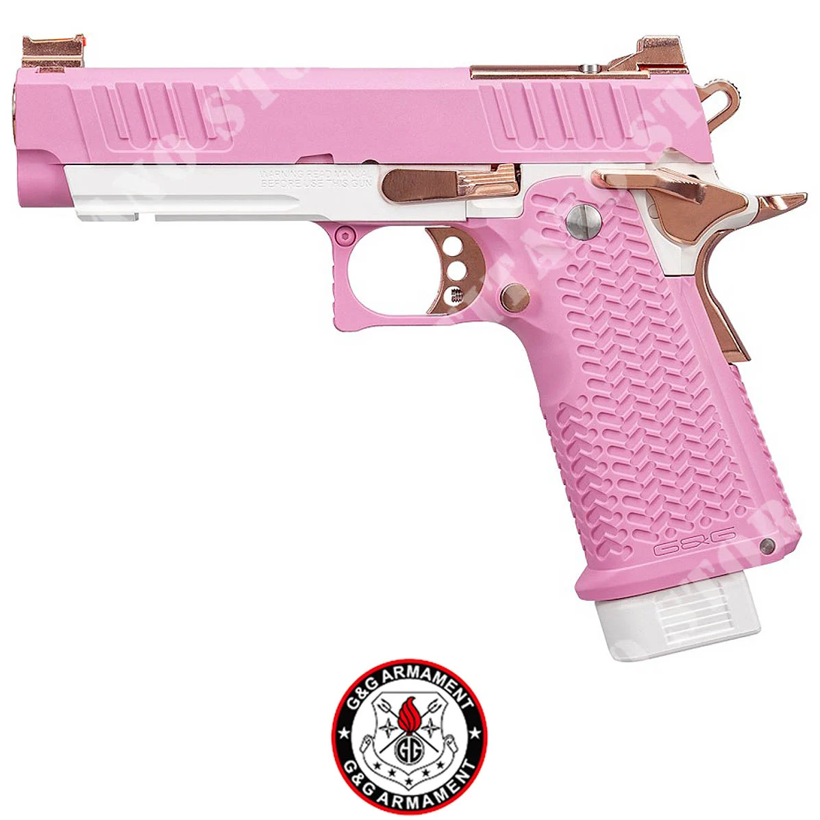 Pistola de gas rosa G&G STP45 (GG-STP45-PK)
