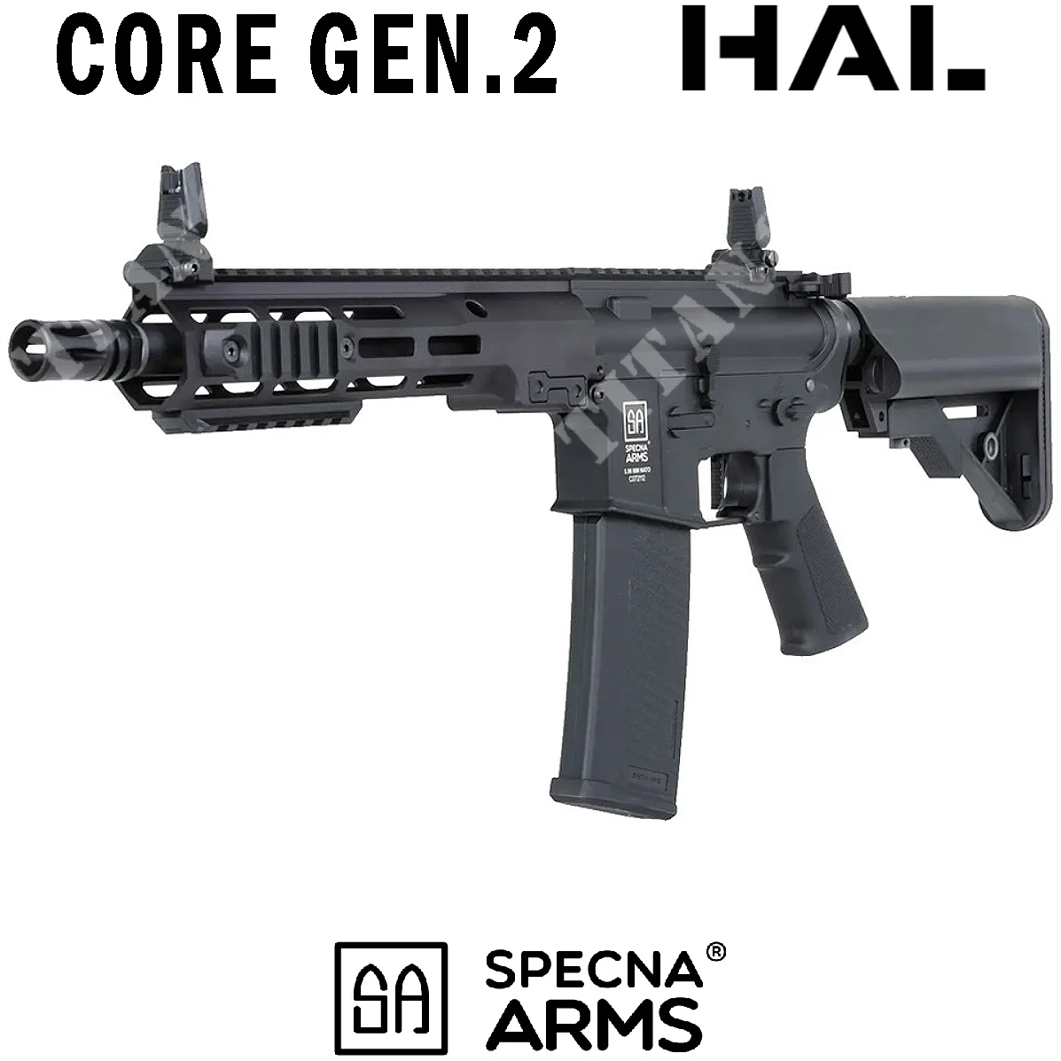 FUSIL SPECNA ARMS M4 SA-C23 CORE HAL ETU GEN.2 NEGRO (SPE-01-047123)