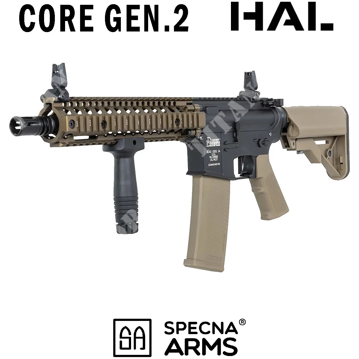 Fusil MK18 SA-C19 CORE HAL ETU GEN2 de bronce, Specna Arms (SPE-01-047112)
