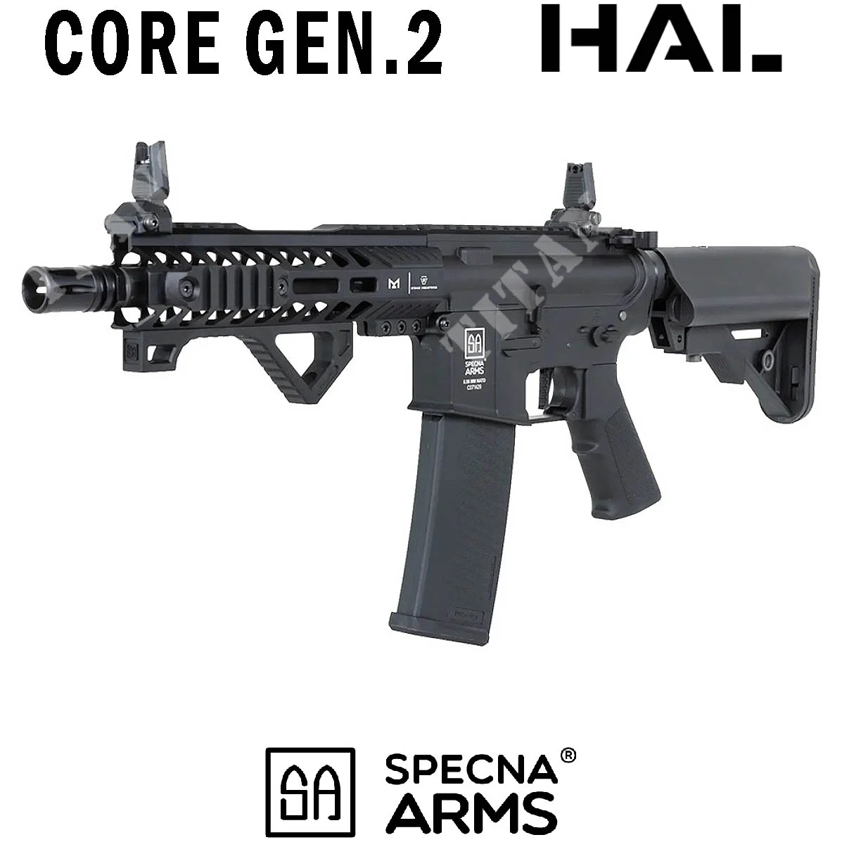 RIFLE M4 SA-C17 CORE SI HAL ETU GEN.2 BRAZOS SPECNA NEGROS (SPE-01-047107)