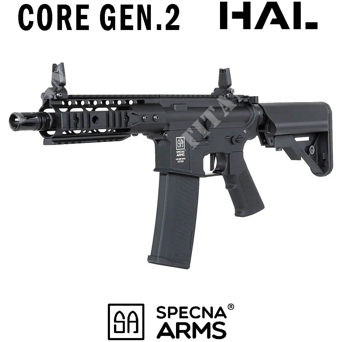 FUSIL SPECNA ARMS M4 SA-C12 CORE HAL ETU GEN.2 NEGRO (SPE-01-047105)