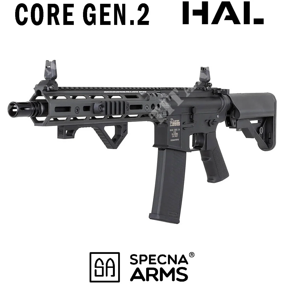 MK18 RIS III 10.5" SA-C27 CORE HAL GEN2 BRAZOS SPECNA GRISES (SPE-01-047131)