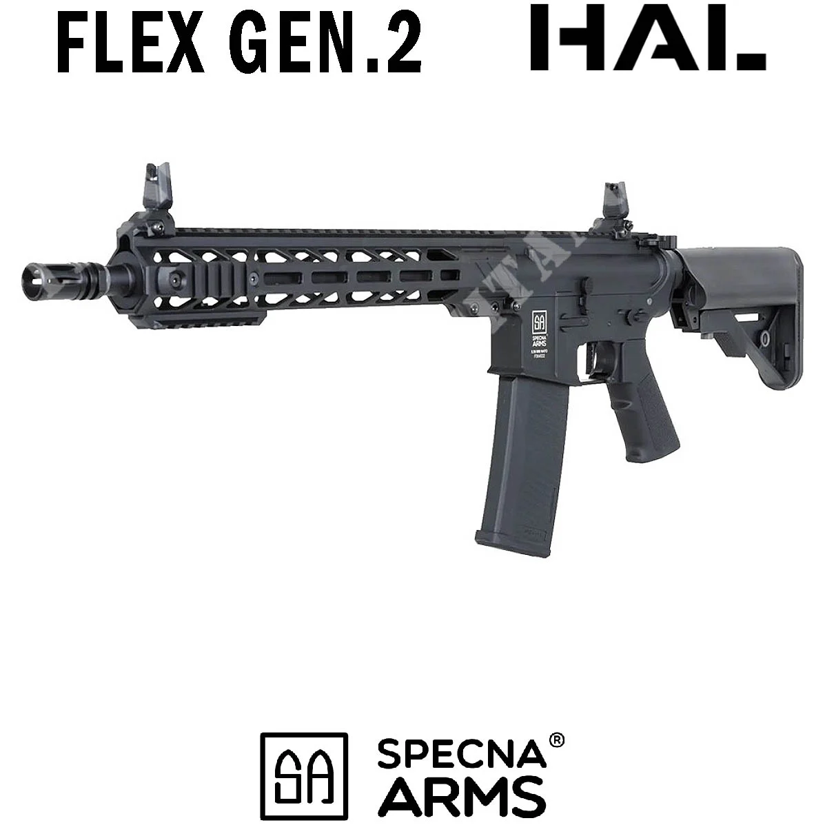 RIFLE M4 SA-F09 FLEX HAL ETU GEN.2 BRAZOS SPECNA NEGRO (SPE-01-047450)