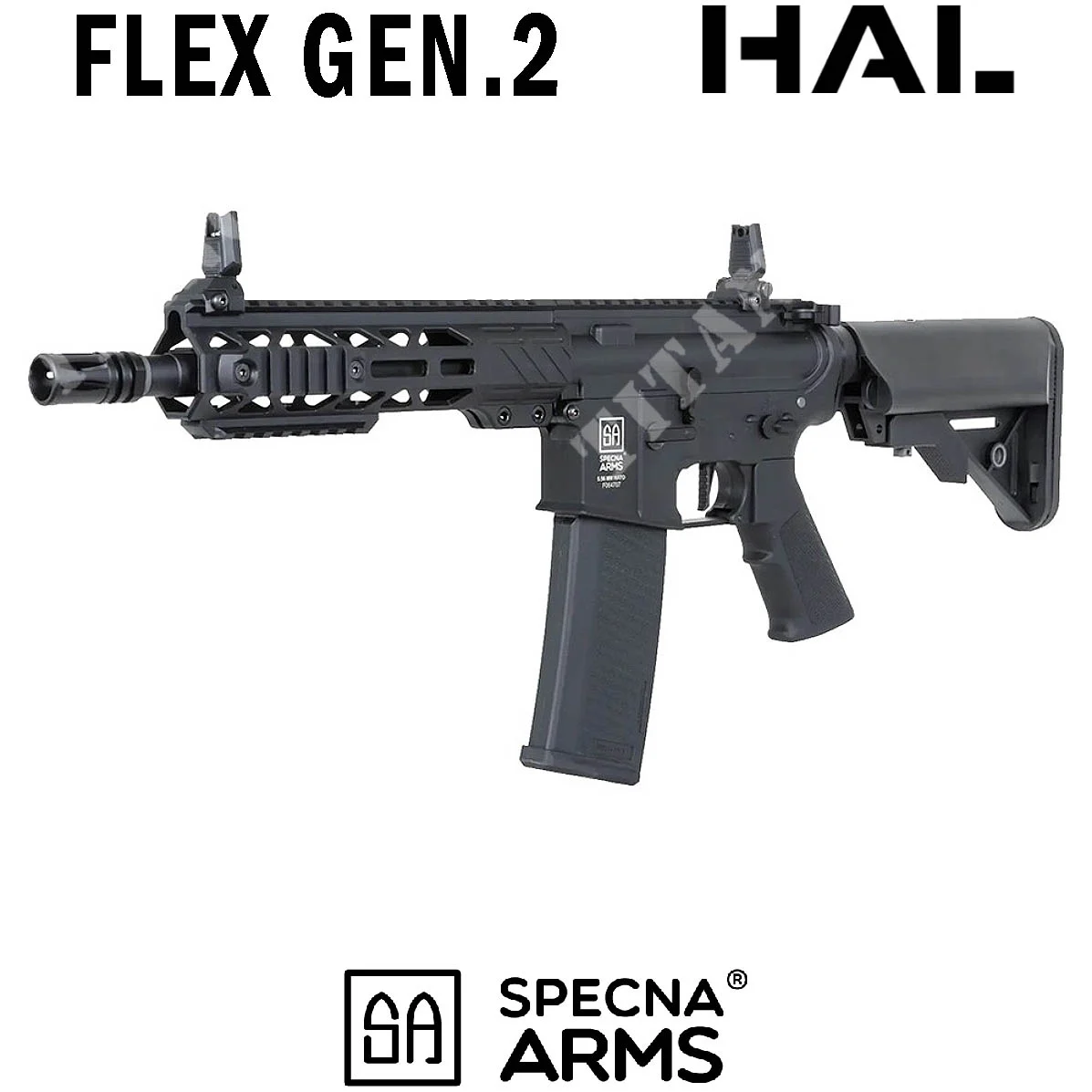 RIFLE M4 SA-F08 FLEX HAL ETU GEN.2 BRAZOS SPECNA NEGRO (SPE-01-047448)