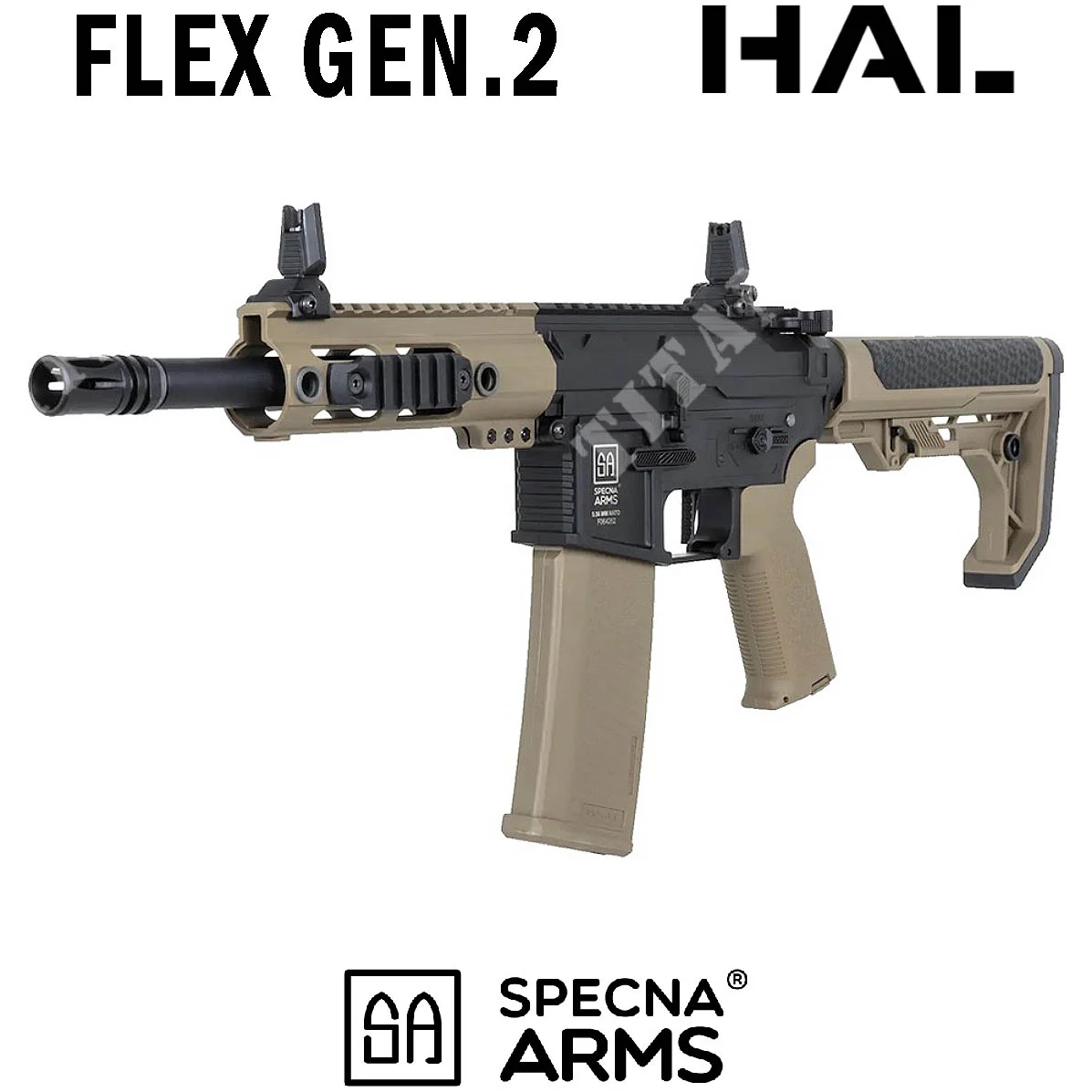 RIFLE M4 SA-F04-RL FLEX HAL ETU GEN.2 BRAZOS TAN SPECNA (SPE-01-047444)