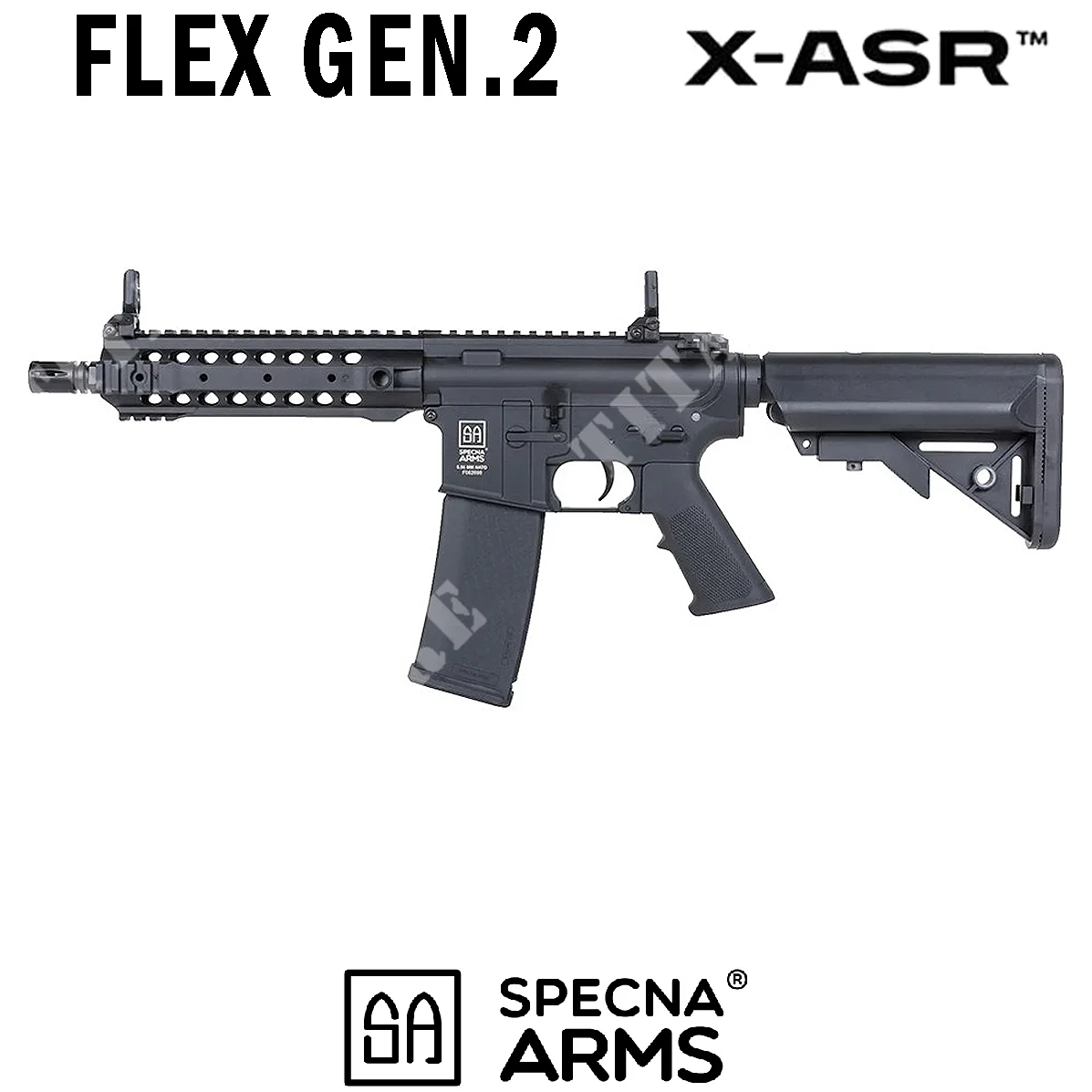 Fusil M4 SA-F01 FLEX GATE X-ASR GEN2 negro Specna Arms (SPE-01-047362)