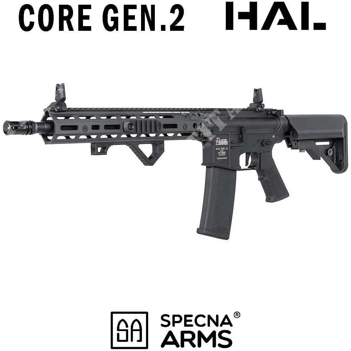 MK18 RIS III 12.5" SA-C27 CORE HAL GEN2 BRAZOS SPECNA GRISES (SPE-01-047134)