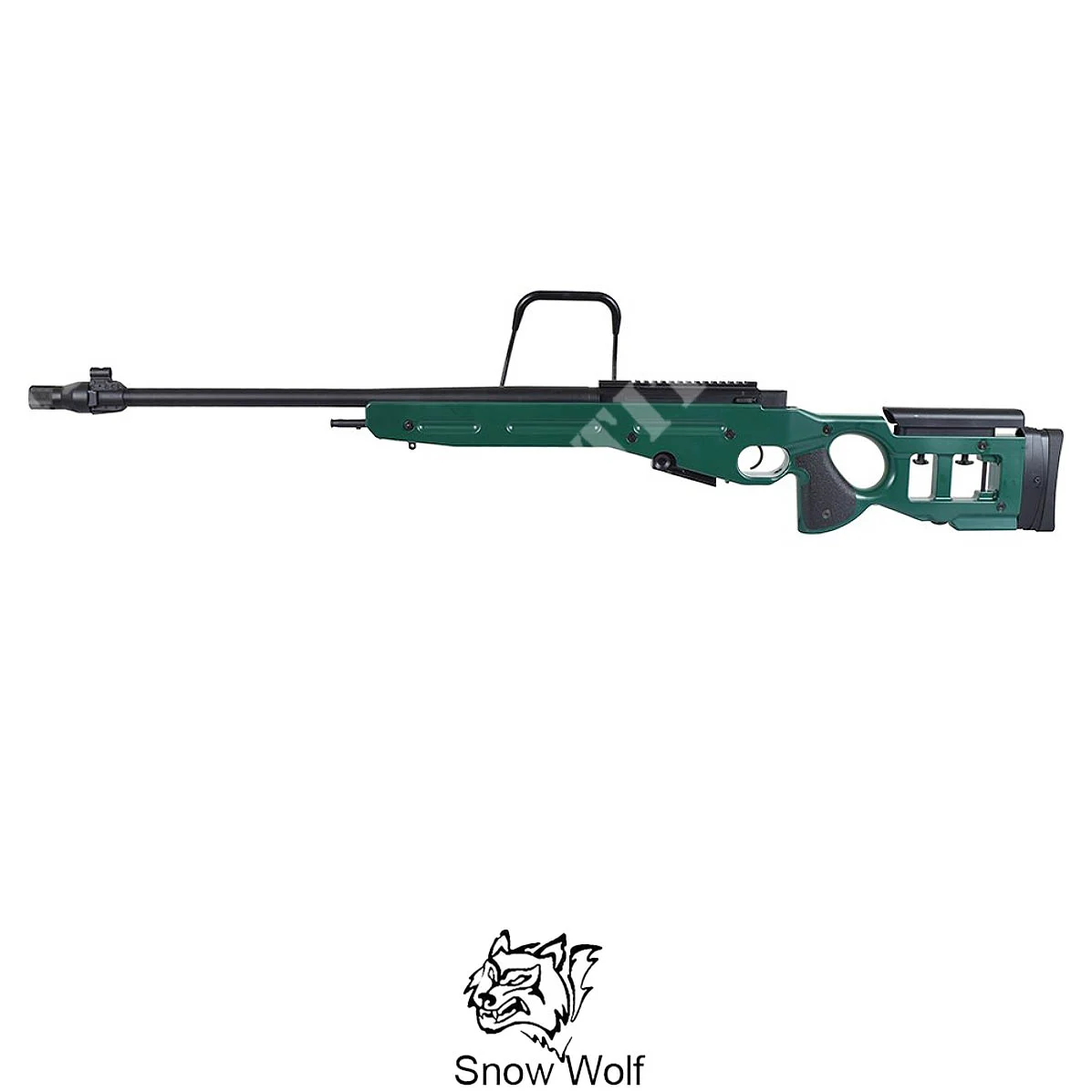 RIFLE DE CERROJO DE FRANCOTIRADOR SV-98 RUSIA VERDE LOBO DE NIEVE (SW-025)