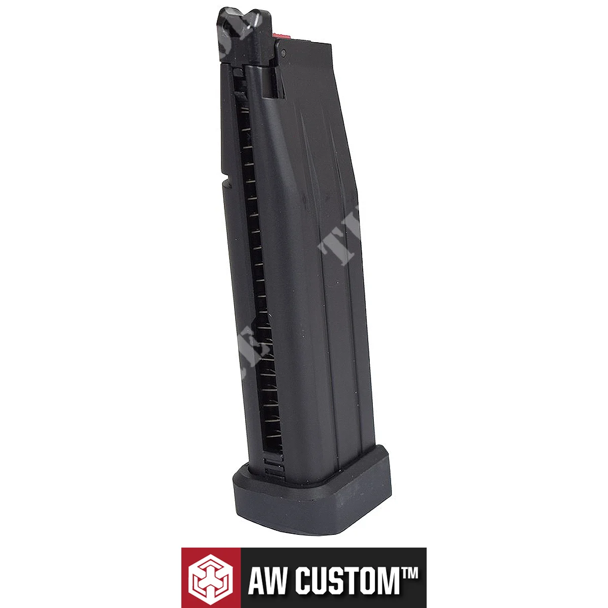 Cargador de CO2 de 30 BB de alta capacidad, 5.1 mm, negro, Armorer Works (AW-HXMC01)