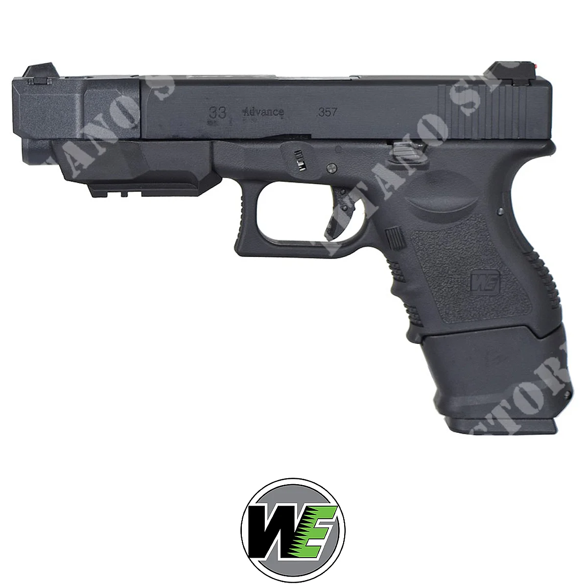 PISTOLA DE GAS G33 ADVANCE NEGRA WE (WG07B)