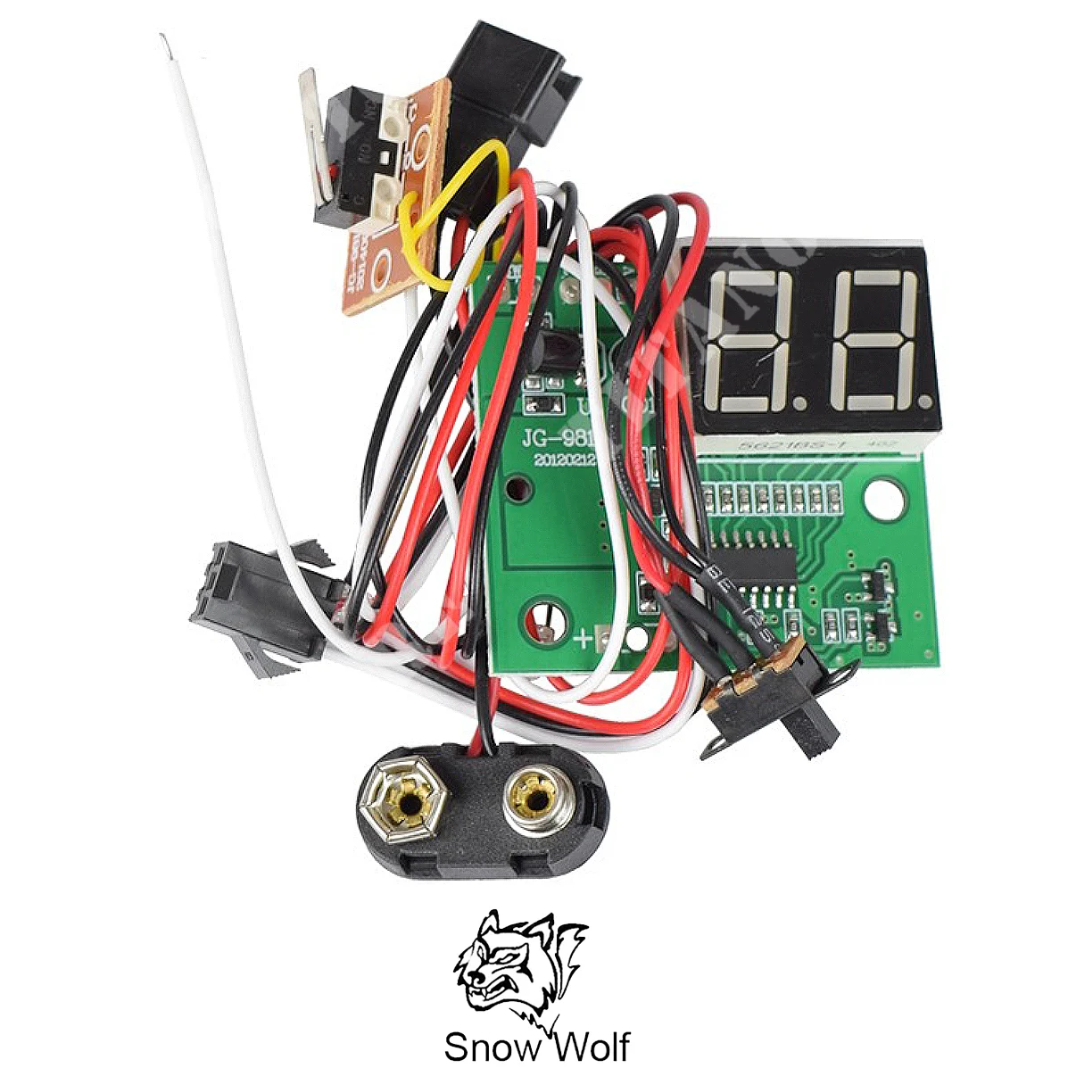 CONJUNTO DE CIRCUITO M41A SNOW WOLF CON CONTADOR DE DISPAROS (SW-1102)