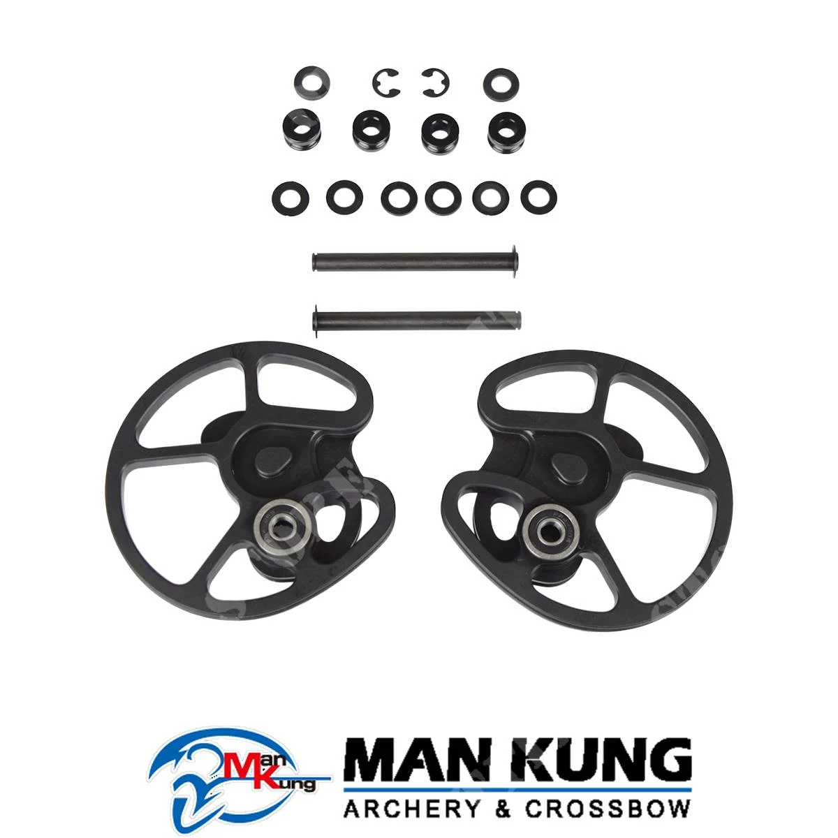 JUEGO DE POLEAS DE REPUESTO PARA CROSSBOW FREAK MK-XB63 MAN KUNG (MK-XB63CAM)