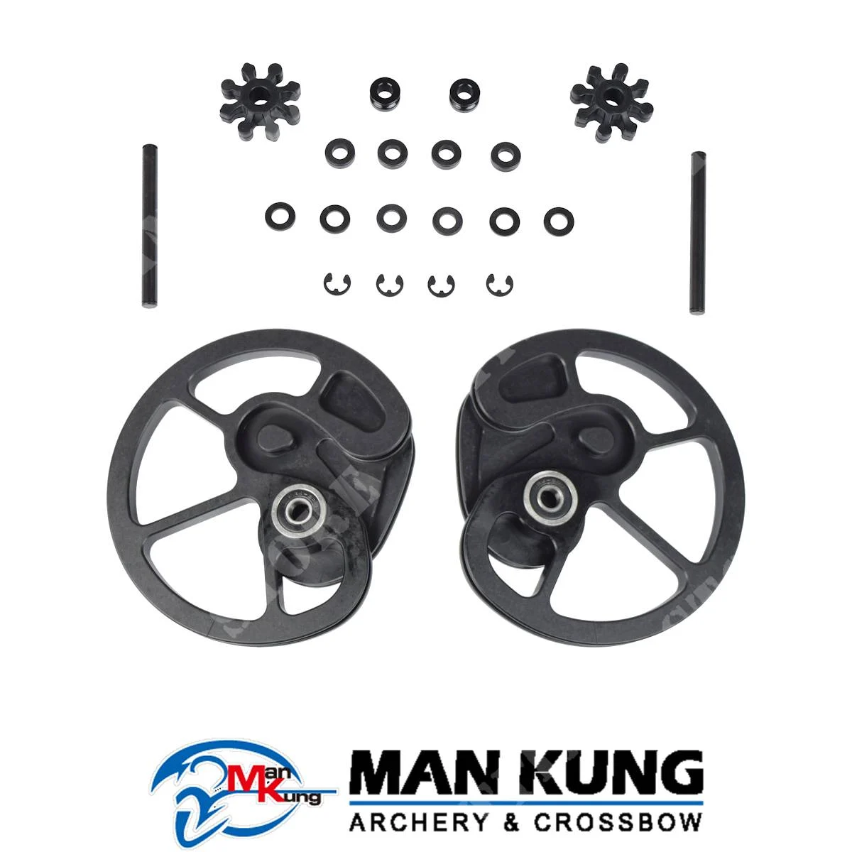 POLEAS DE REPUESTO PARA BALLESTA DIREWOLF MK-X70 MAN KUNG (MK-XB70CAM)