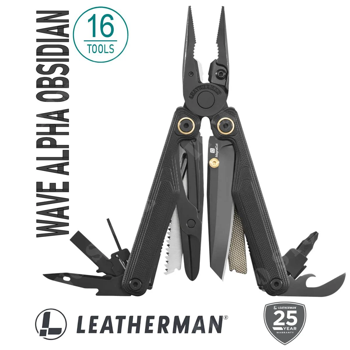 ALICATE MULTIUSOS WAVE ALPHA OBSIDIAN LEATHERMAN (833334)