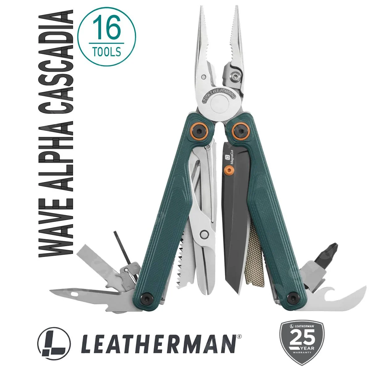 ALICATE MULTIUSOS WAVE ALPHA CASCADIA LEATHERMAN (833401)