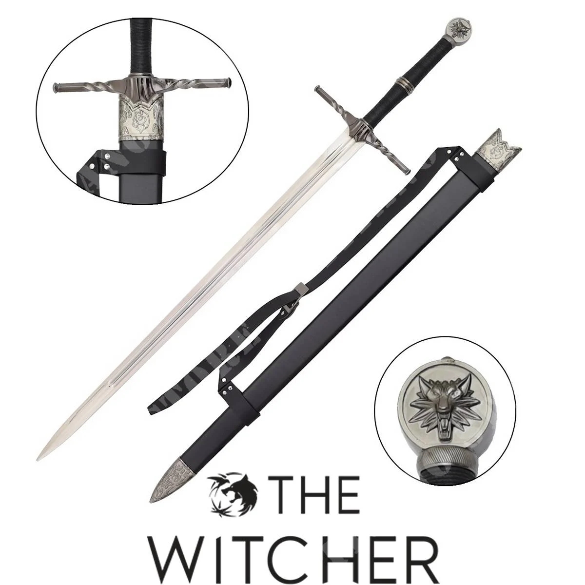 ESPADA DE ACERO SERPENTINA THE WITCHER SWORD (ZS1236)