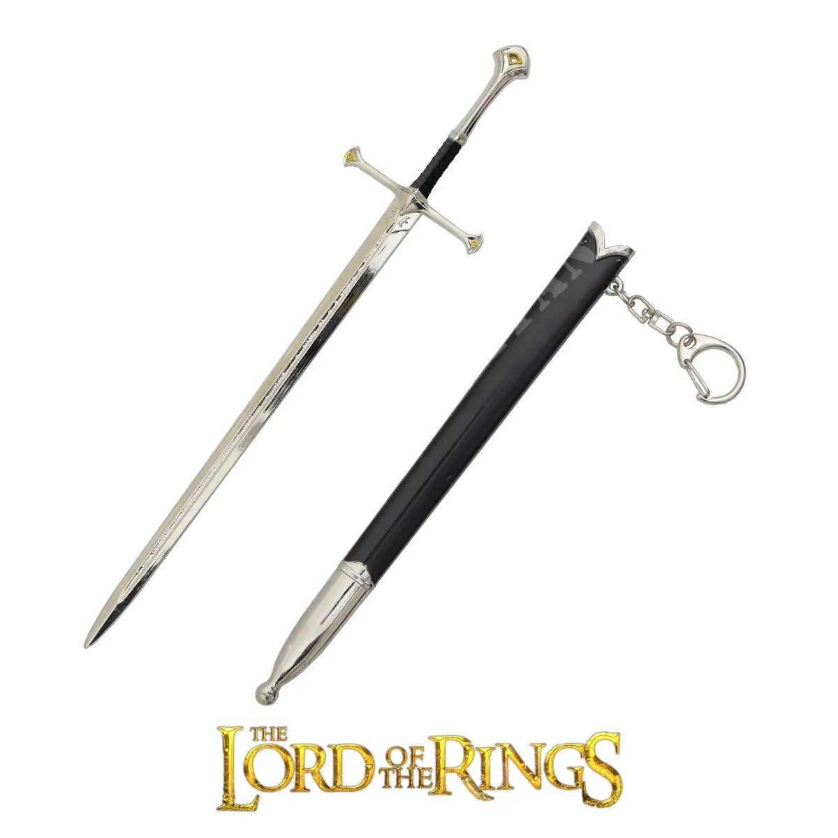 Llavero de la espada de Anduril Diaragorn de El Señor de los Anillos (ZSKEY5)