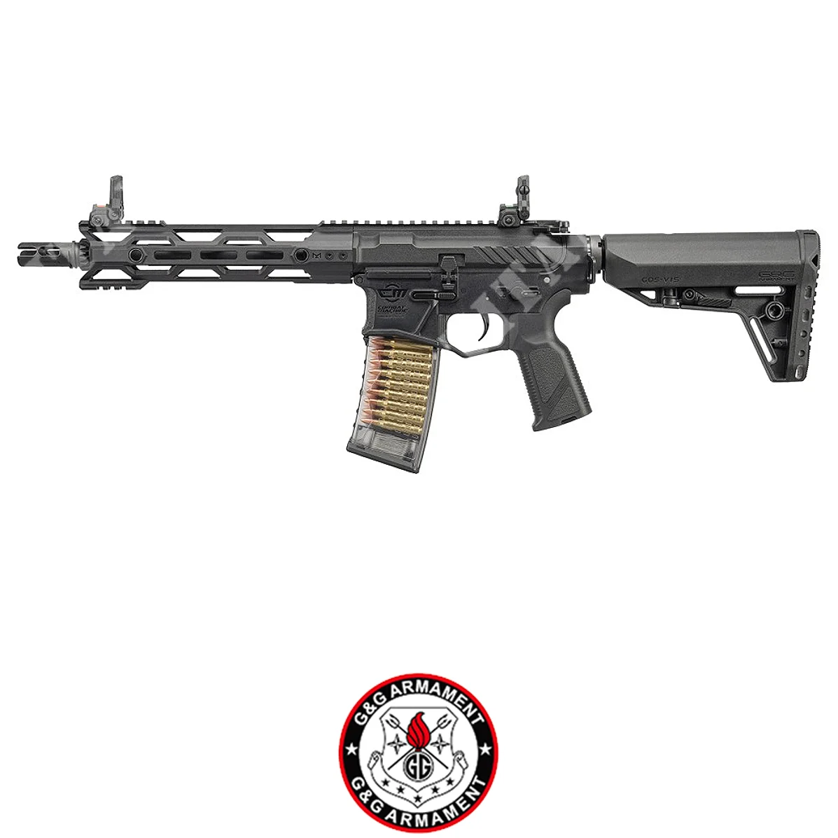Fusil CM16 STEALTH 556 negro G&G (GG-556STEALTH)